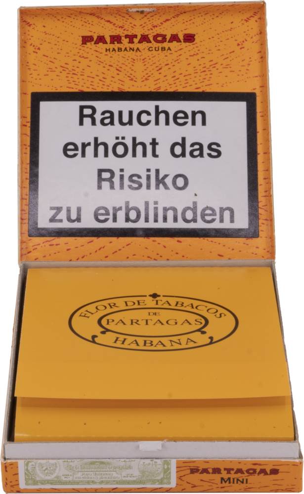 Small Cigars Partagás Mini packaging