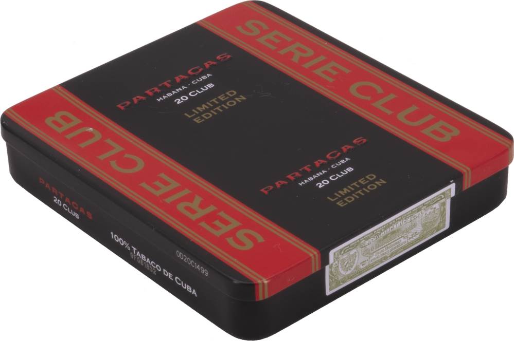 Small Cigars Partagás Serie Club packaging