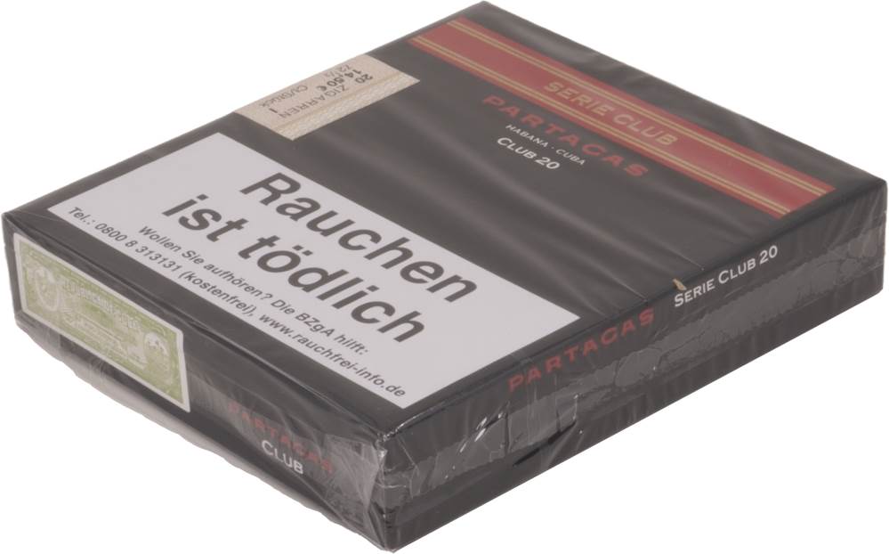 Small Cigars Partagás Serie Club packaging