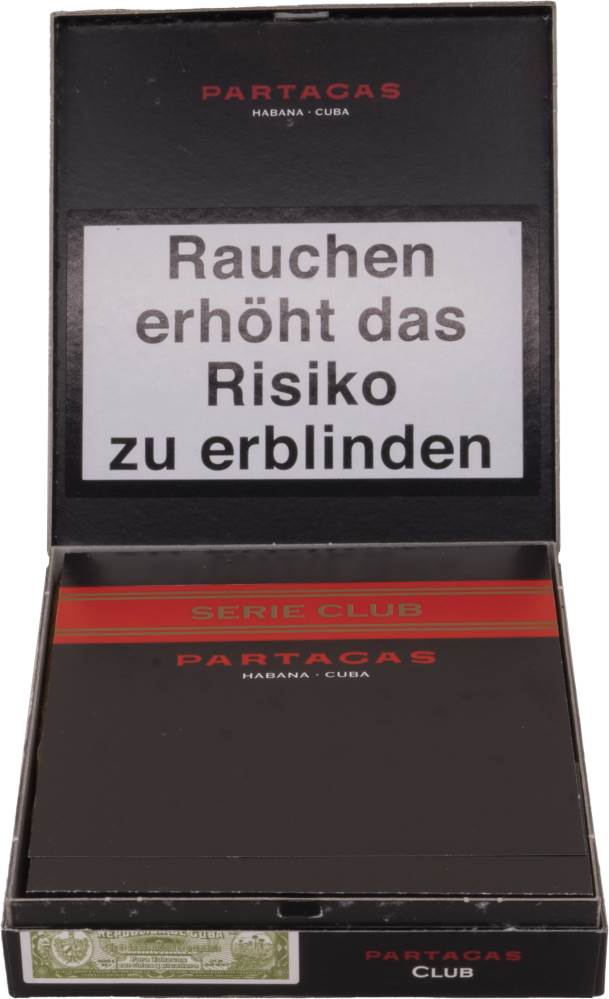 Small Cigars Partagás Serie Club packaging