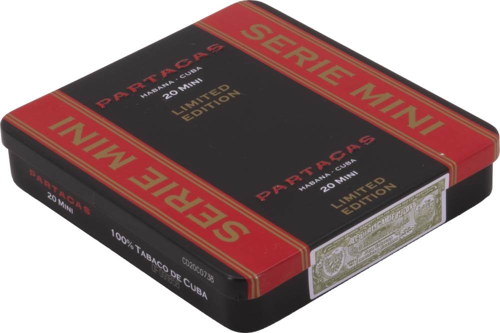 Small Cigars Partagás Serie Mini packaging