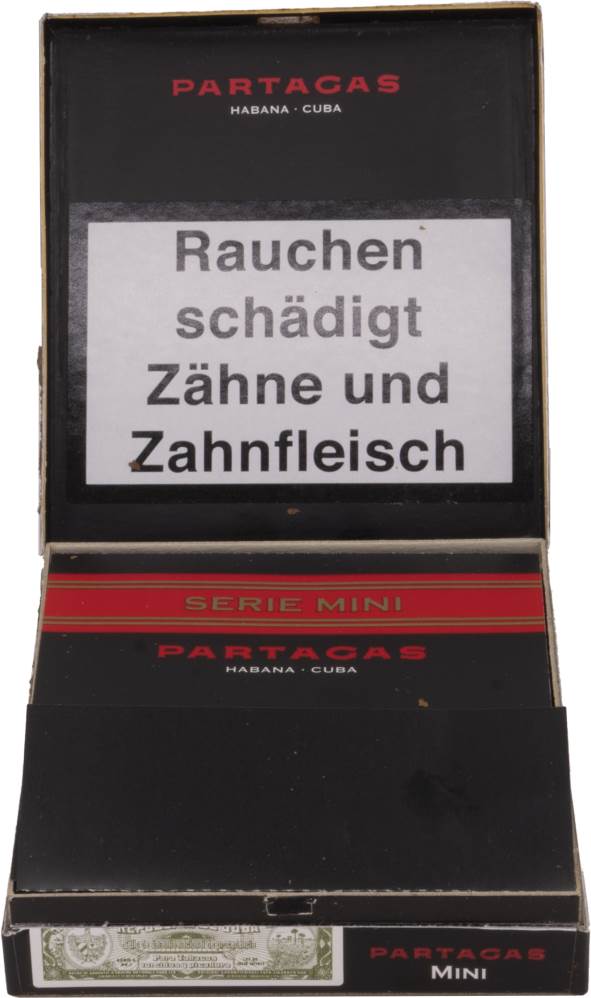Small Cigars Partagás Serie Mini packaging