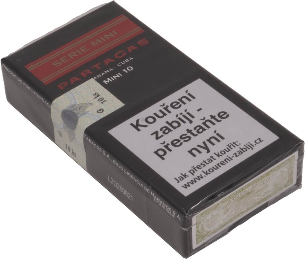Small Cigars Partagás Serie Mini packaging
