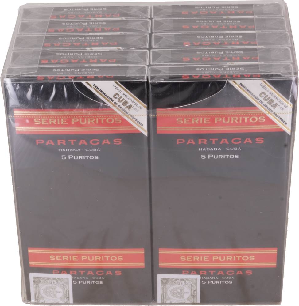 Small Cigars Partagás Serie Puritos packaging
