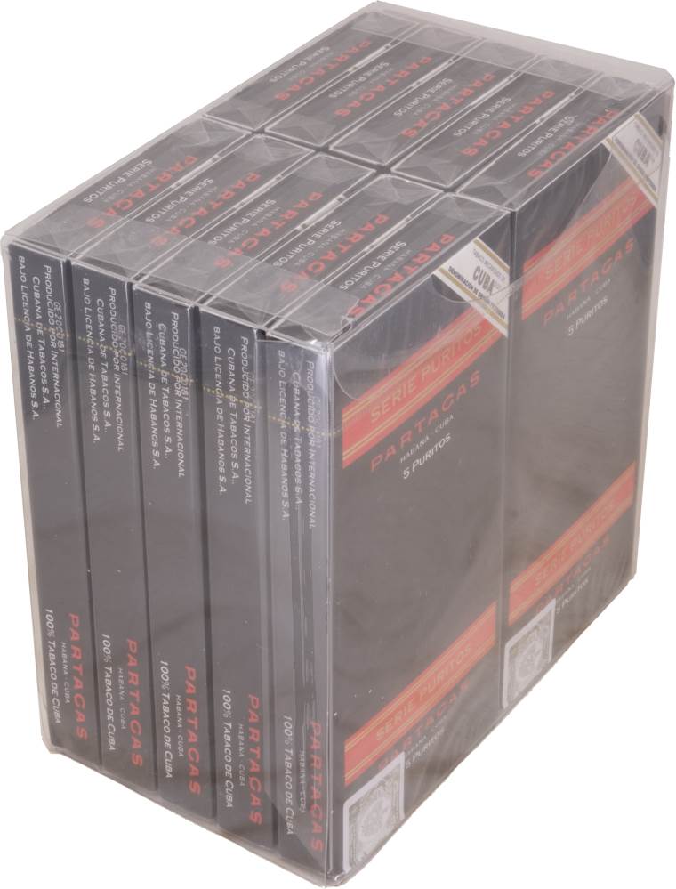 Small Cigars Partagás Serie Puritos packaging