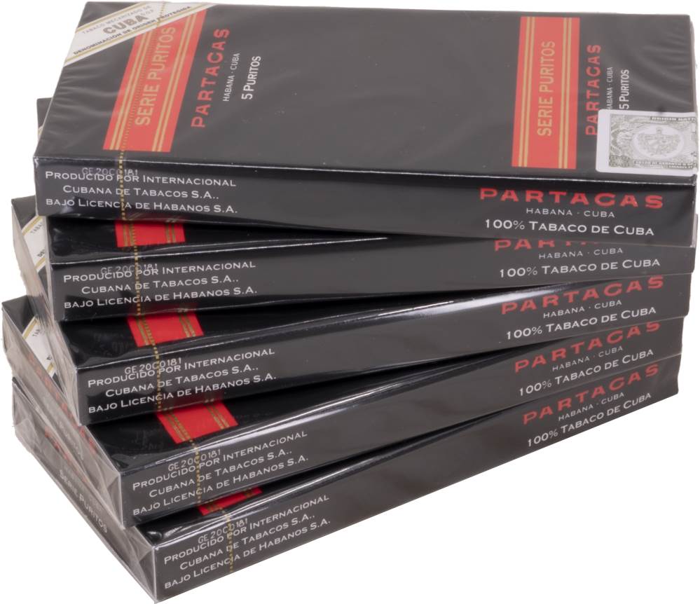 Small Cigars Partagás Serie Puritos packaging