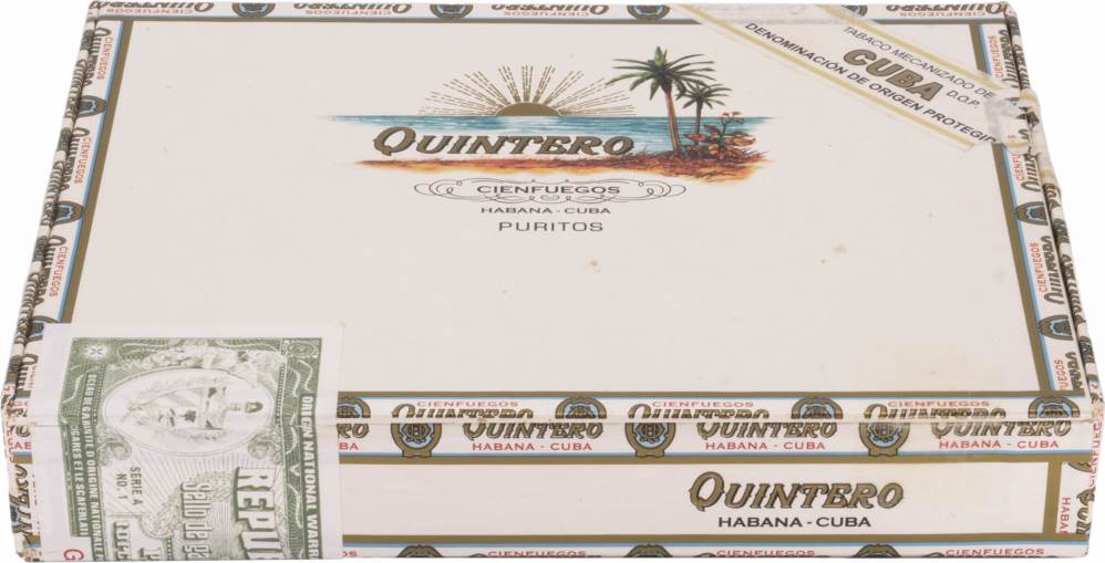 Small Cigars Quintero Puritos packaging