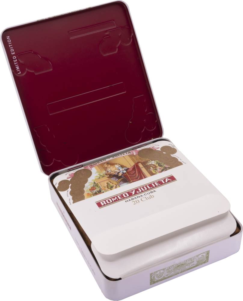 Small Cigars Romeo y Julieta Club packaging