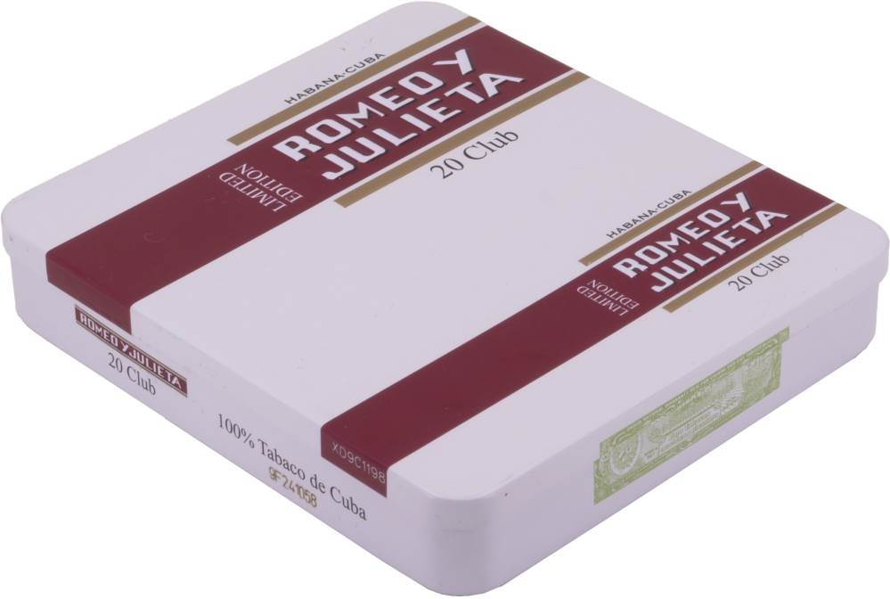 Small Cigars Romeo y Julieta Club packaging