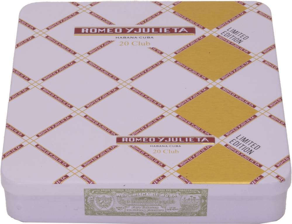 Small Cigars Romeo y Julieta Club packaging