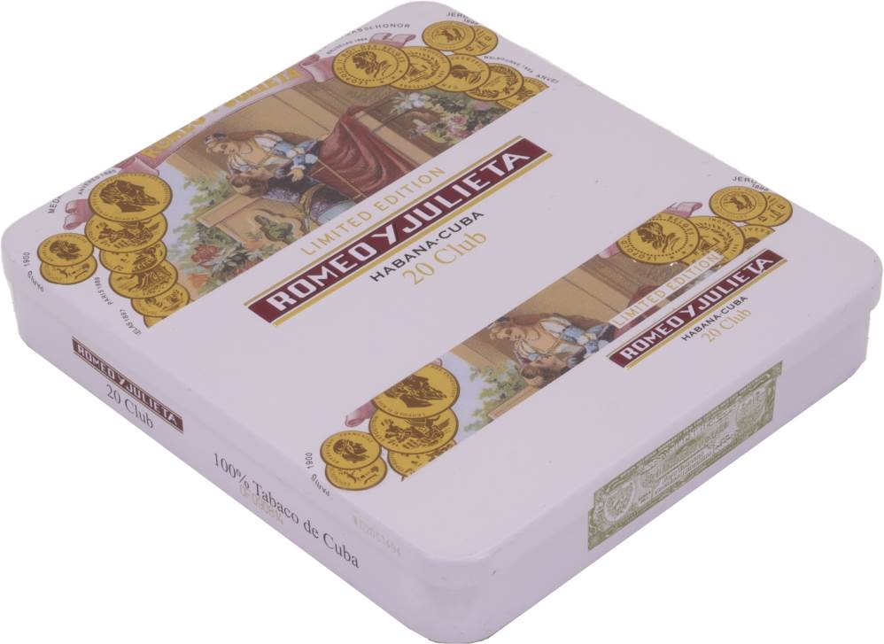 Small Cigars Romeo y Julieta Club packaging