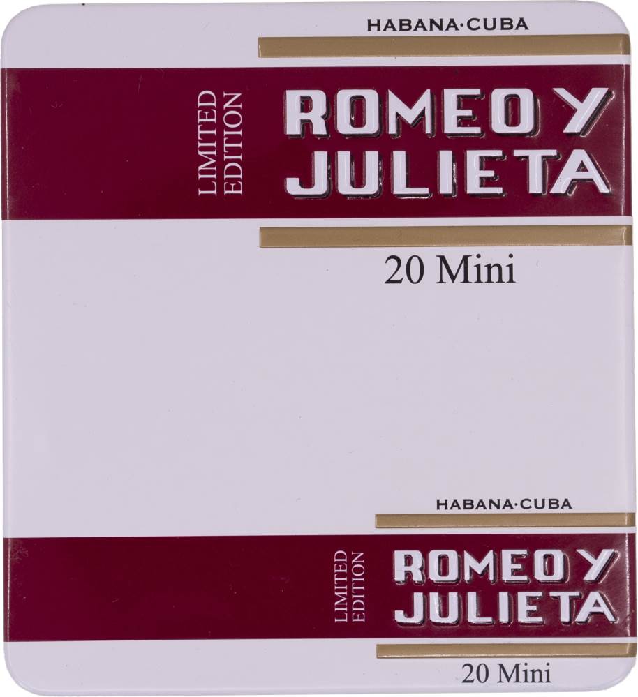 Small Cigars Romeo y Julieta Mini packaging