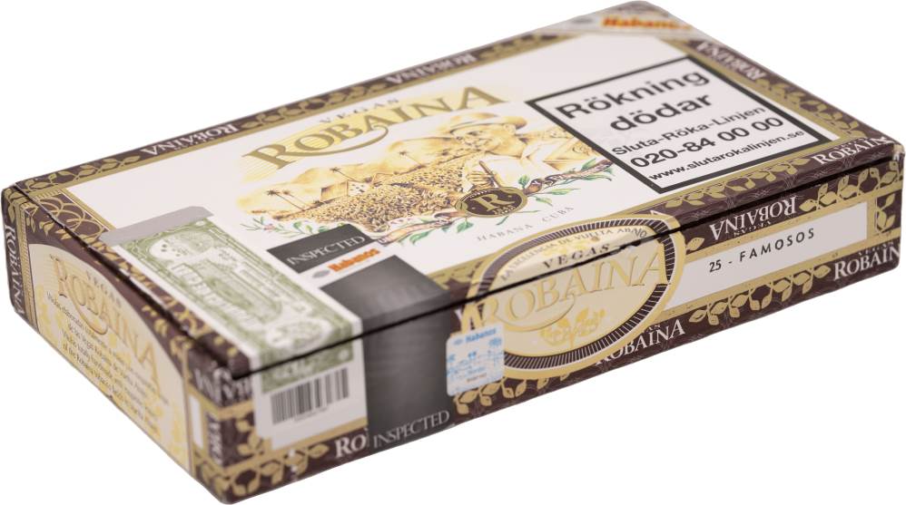 Vegas Robaina Famosos packaging