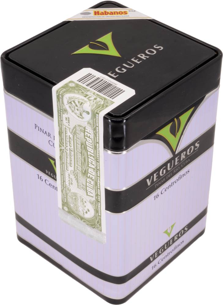 Vegueros Centrofinos packaging