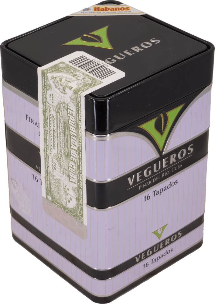 Vegueros Tapados packaging