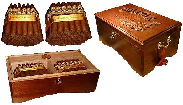 Bolívar Centenary Dinner Humidor packaging