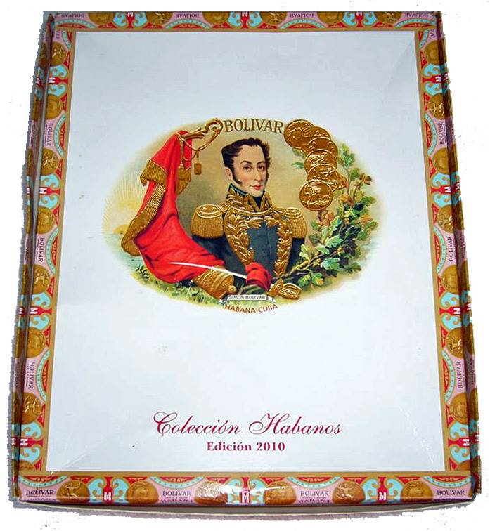 Bolívar Colección Habanos packaging
