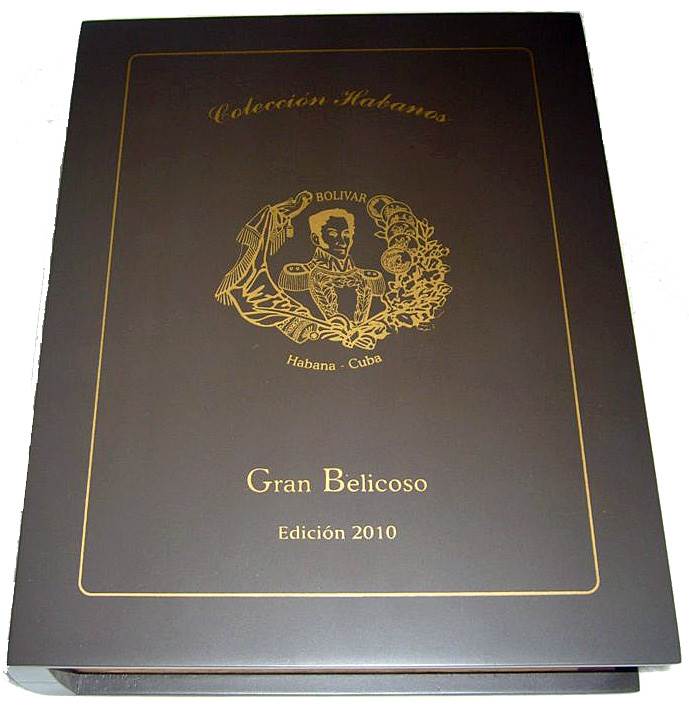 Bolívar Colección Habanos packaging