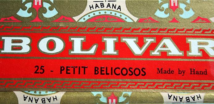 Bolívar Edición Limitada packaging