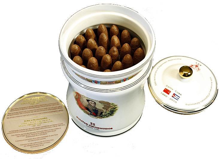 Bolívar Edición Regional China packaging