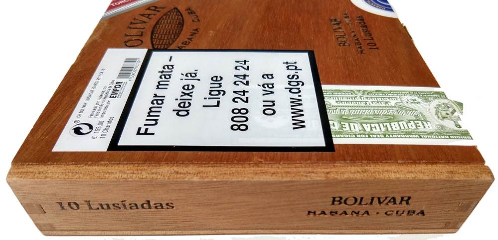 Bolívar Edición Regional Portugal packaging