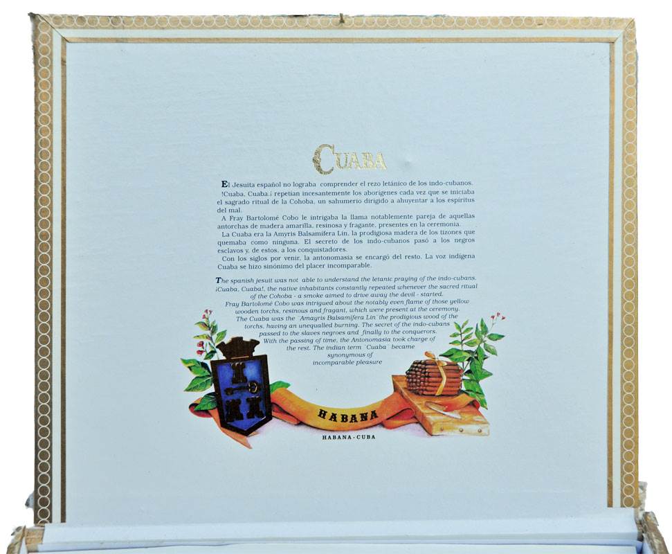 Cuaba Edición Limitada packaging