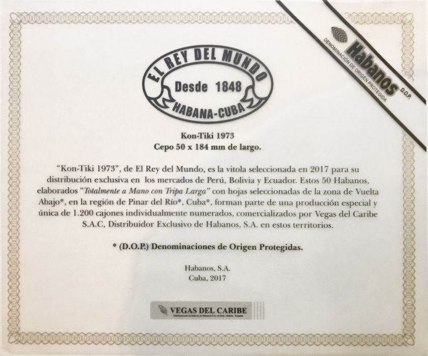 El Rey del Mundo Edición Regional Los Andes packaging