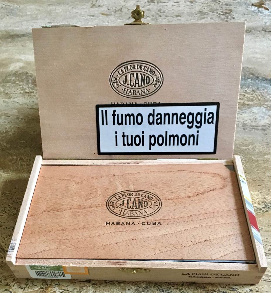 La Flor de Cano Edición Regional Italia packaging