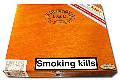 La Gloria Cubana Edición Regional Reino Unido packaging