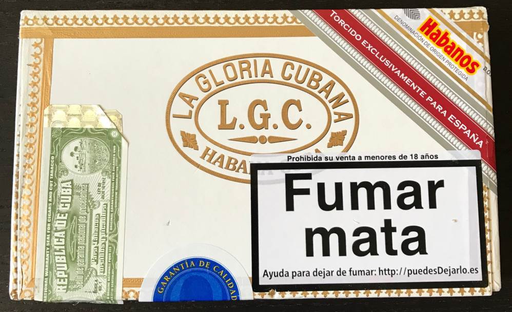 La Gloria Cubana Edición Regional España packaging