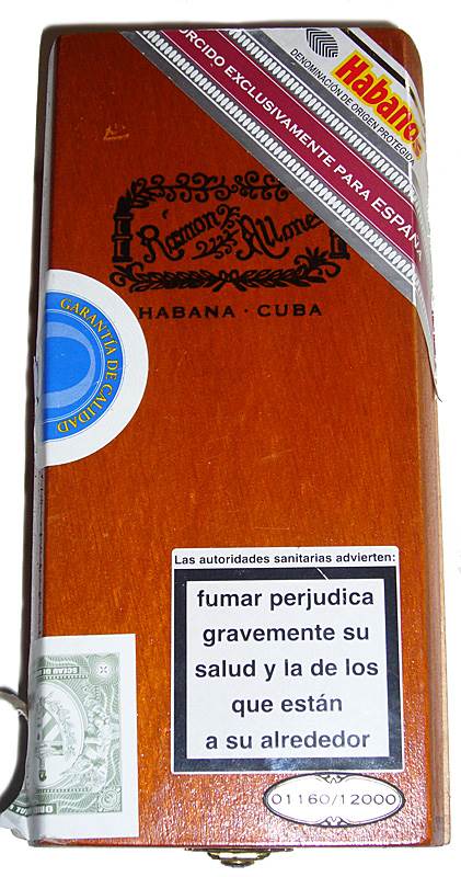 Ramón Allones Edición Regional España packaging