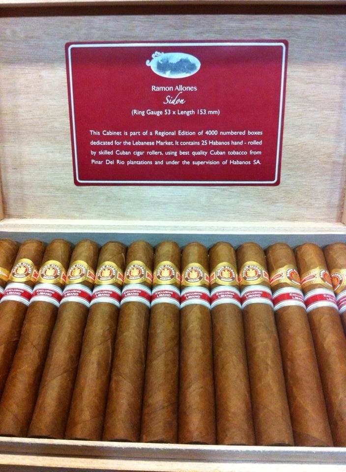 Ramón Allones Edición Regional Líbano packaging