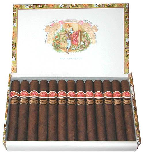 Romeo y Julieta Edición Limitada packaging