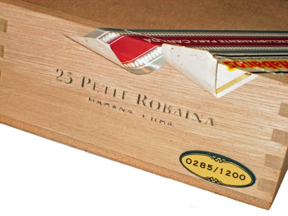 Vegas Robaina Edición Regional Canadá packaging